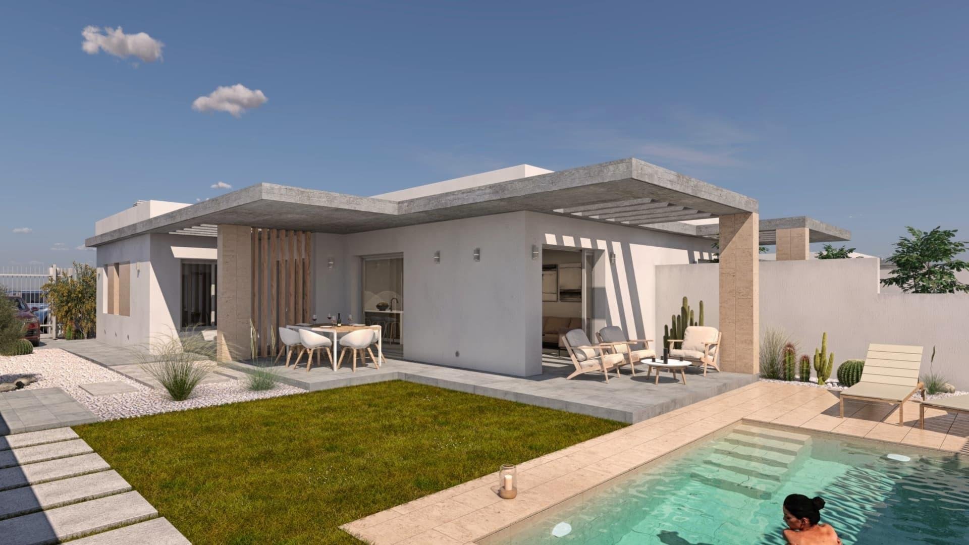 Villa Santiago de la Ribera, Murcia, Spānijā 3 istabas, 107 m2 Nr. 111380