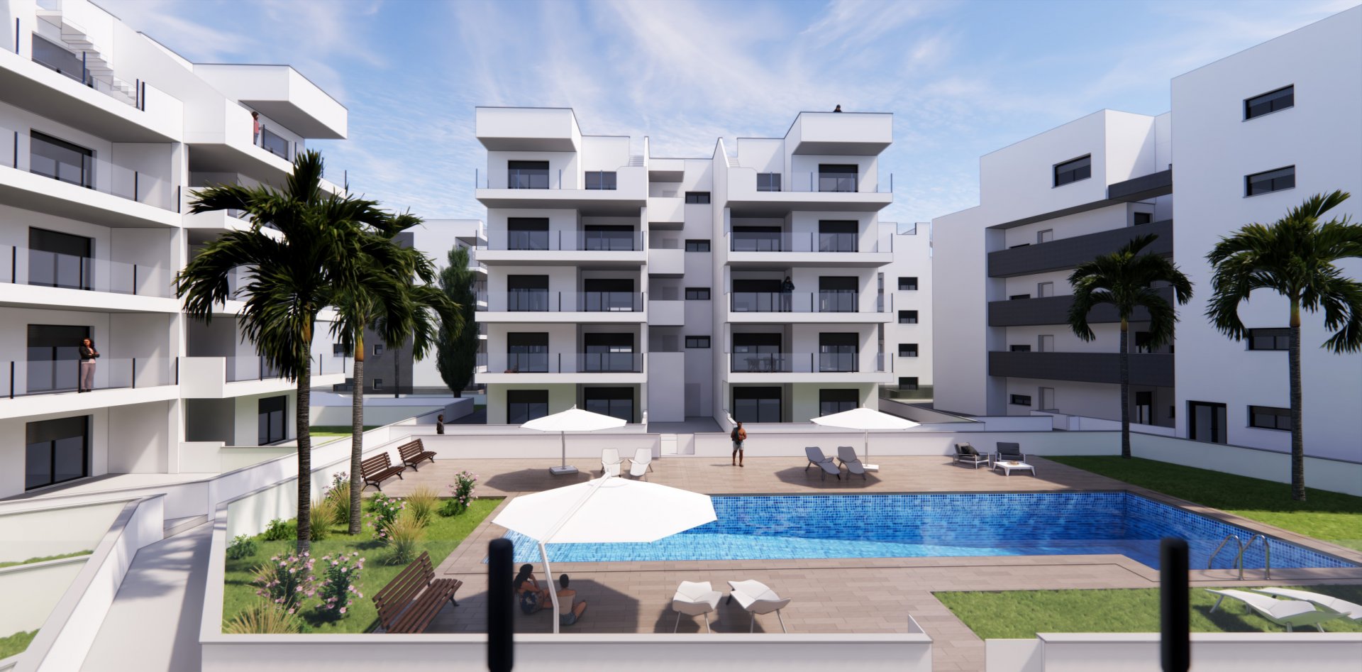 Apartament w Los Alcazares, Murcia, Hiszpania 2 sypialnie, 99 mkw. nr 84354