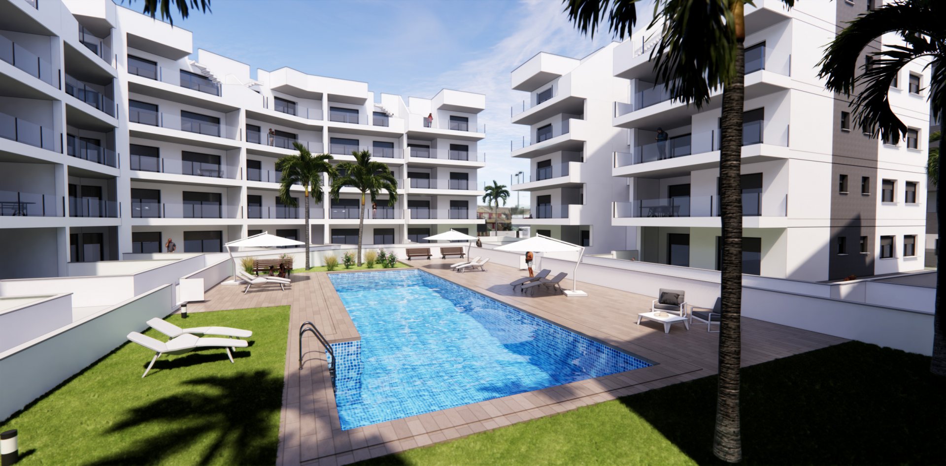 Apartament w Los Alcazares, Murcia, Hiszpania 2 sypialnie, 99 mkw. nr 84354