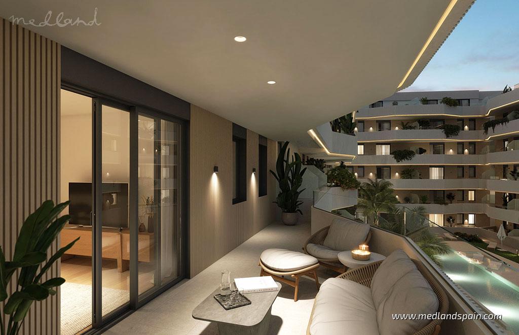 Apartament w Mijas Costa, Malaga, Hiszpania 2 sypialnie, 87 mkw. nr 108906