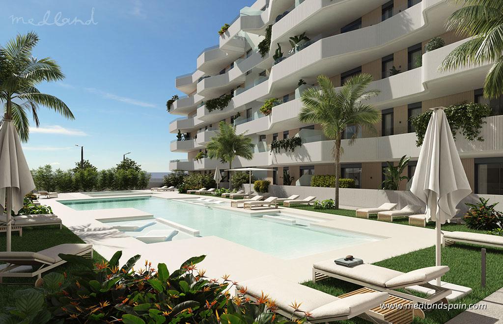 Apartament w Mijas Costa, Malaga, Hiszpania 2 sypialnie, 87 mkw. nr 108906