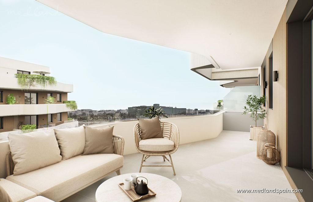 Apartament w Mijas Costa, Malaga, Hiszpania 2 sypialnie, 87 mkw. nr 108906