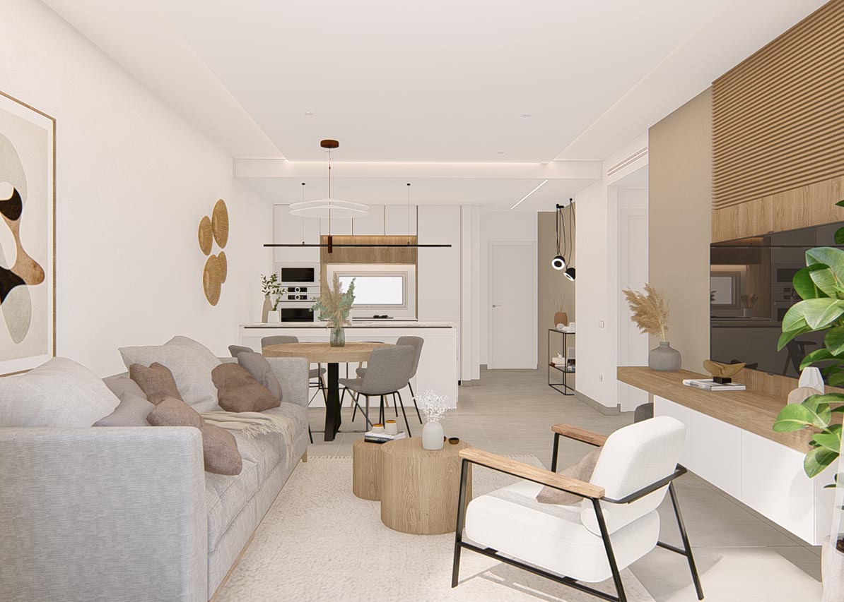 Apartment in Guardamar del Segura, Alicante, Spain 2 bedrooms, 79 sq.m. No. 101561