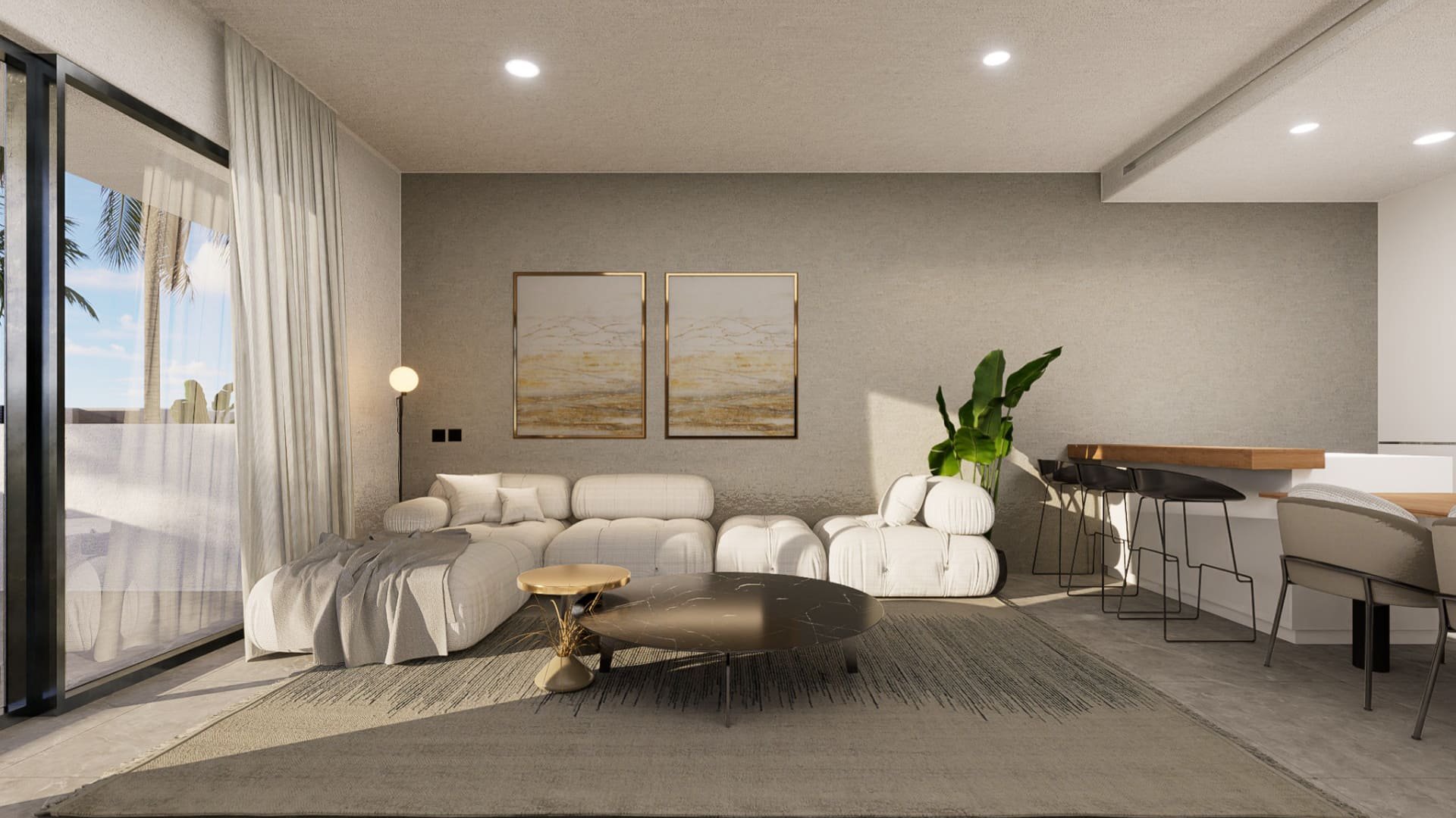 Takvåning i Green Garden Residential III, Pilar de la Horadada, Alicante, Spanien 2 sovrum, 67.57 kvm. Nr. 91308