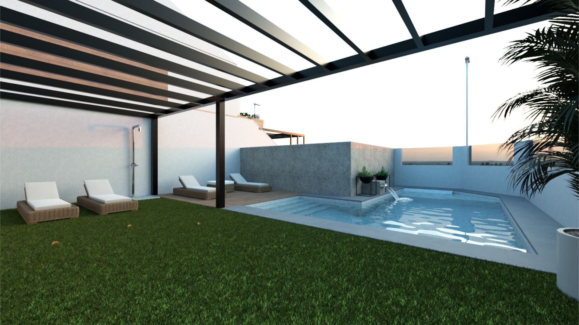 Dom w La Pinada Nature Resor, Pilar de la Horadada, Alicante, Hiszpania 2 sypialnie, 71.11 mkw. nr 90787