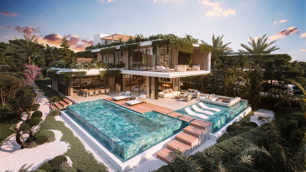 Villa i Marbella, Malaga, Spanien 5 sovrum, 1769 kvm. Nr. 88645