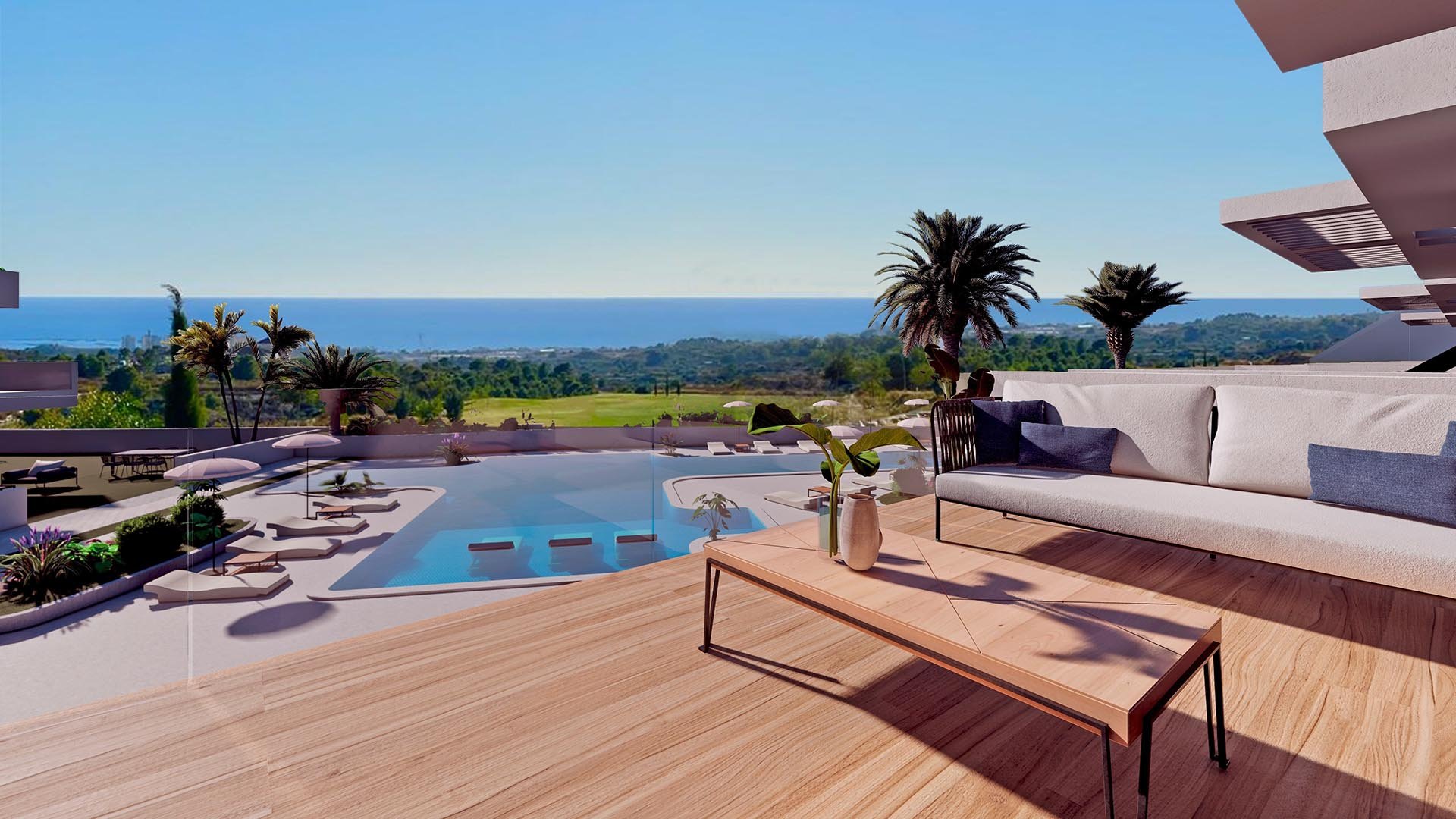 Bungalow en Leduc Golf Resort, Finestrat, Alicante, España 3 dormitorios, 158 m2 No. 90253