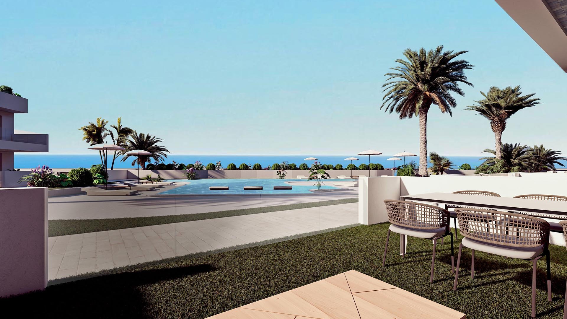 Bungalow en Leduc Golf Resort, Finestrat, Alicante, España 3 dormitorios, 158 m2 No. 90253