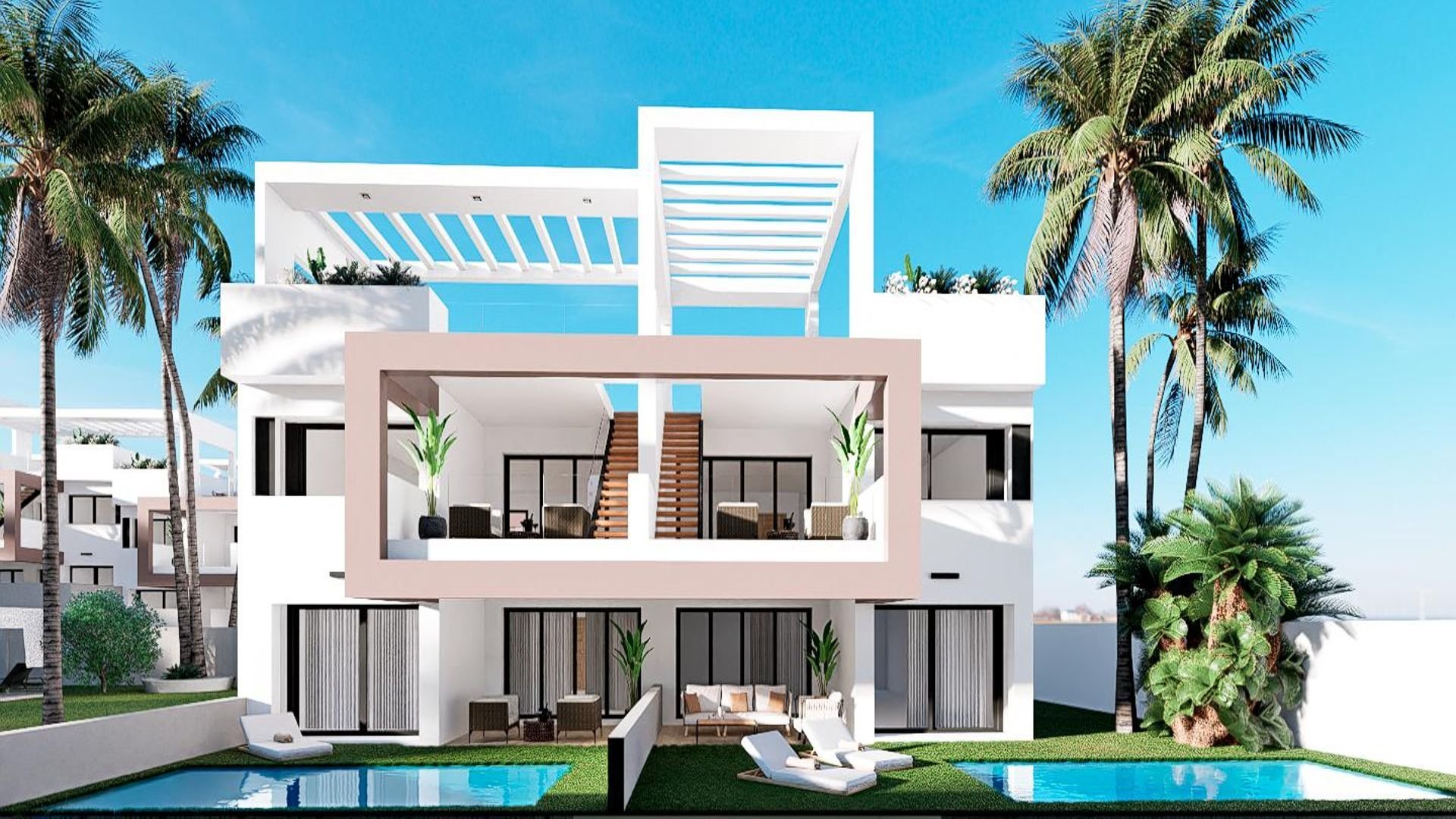 Bungalo Mirador Hills Resort, Finestrat, Alicante, Spānijā 3 istabas, 251.94 m2 Nr. 90254