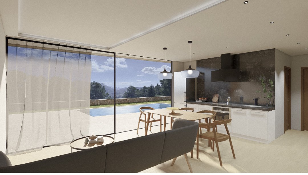 Villa a Alcalali, Alicante, Spagna 3 camere da letto, 133 mq. N° 87038