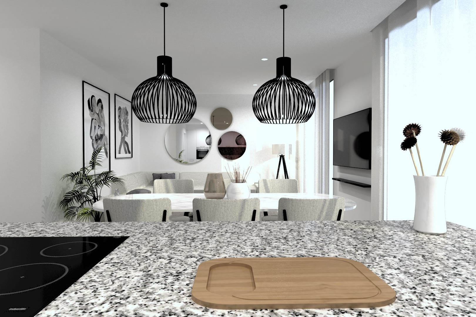 Huoneisto Denia, Alicante, Espanja 2 makuuhuonetta, 92 m2 No. 89136
