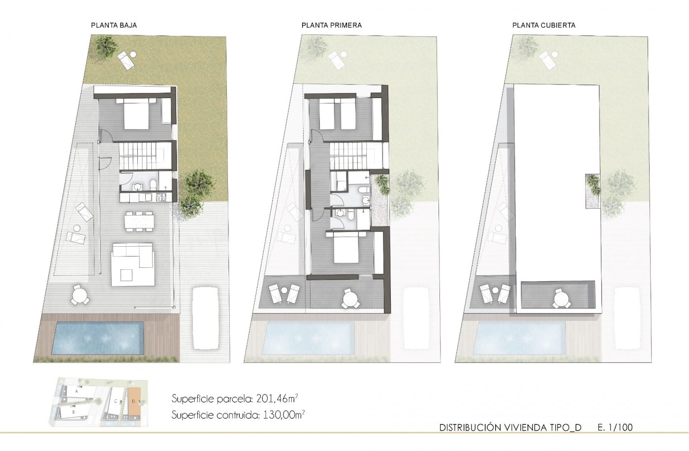 Villa Pilar de la Horadada, Alicante, Spānijā 3 istabas, 130 m2 Nr. 111469