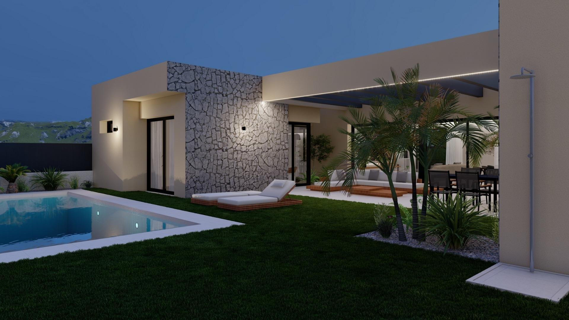 Villa à Banos Y Mendigo, Murcia, Espagne 4 chambres, 164 m2 No. 111391