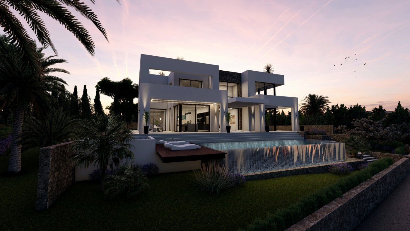 Villa i Benissa, Alicante, Spanien 4 sovrum, 615 kvm. Nr. 111464