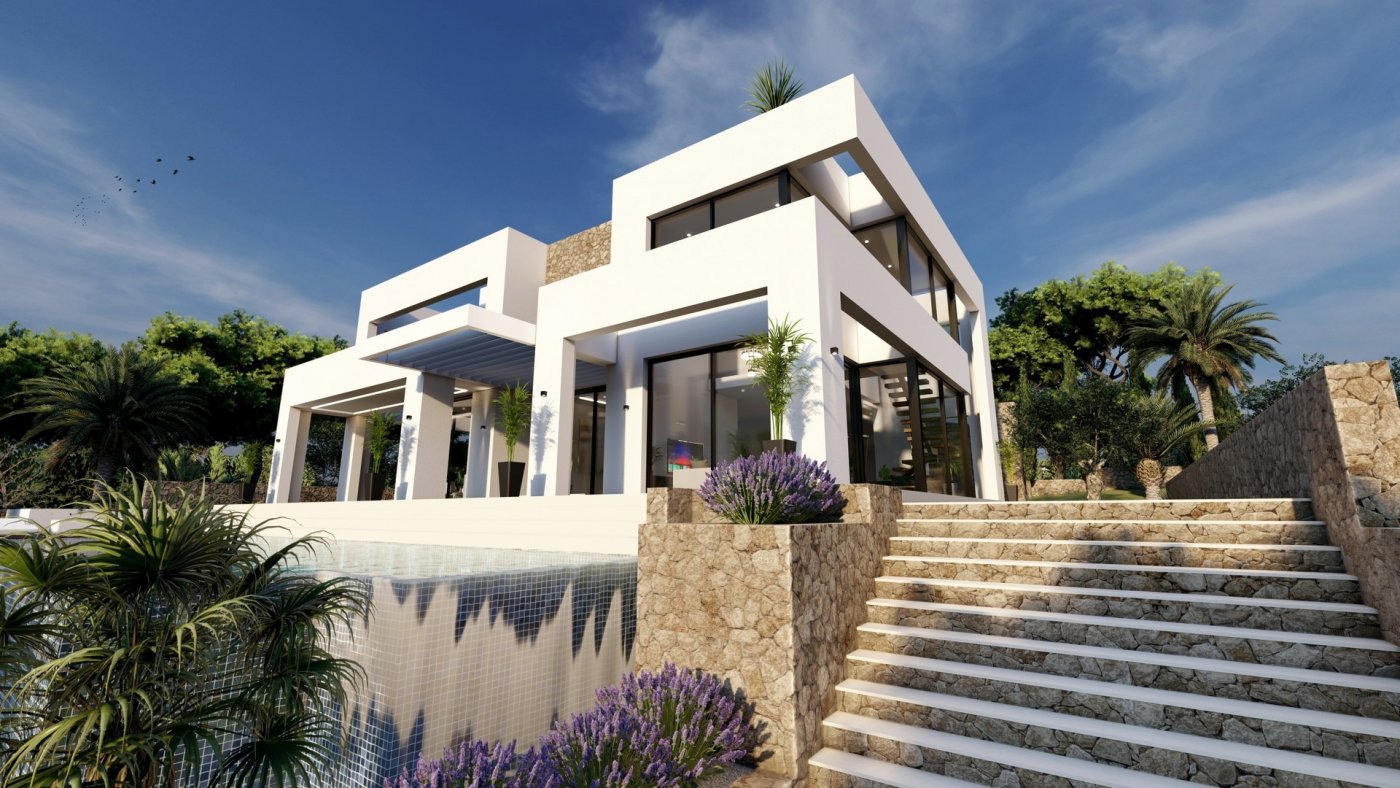 Villa i Benissa, Alicante, Spanien 4 sovrum, 615 kvm. Nr. 111464