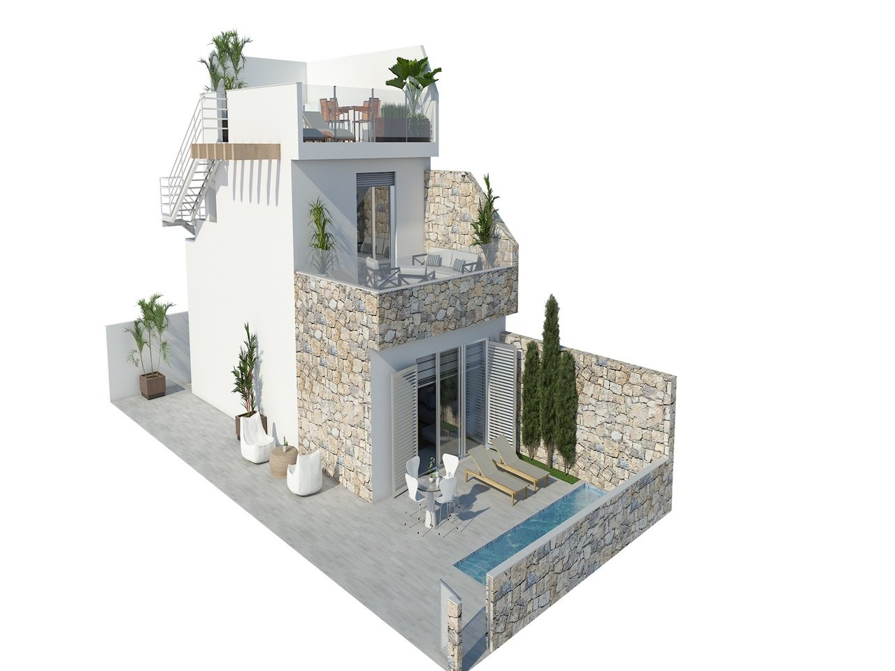Casa a Los Alcazares, Murcia, Spagna 4 camere da letto, 121 mq. N° 23191