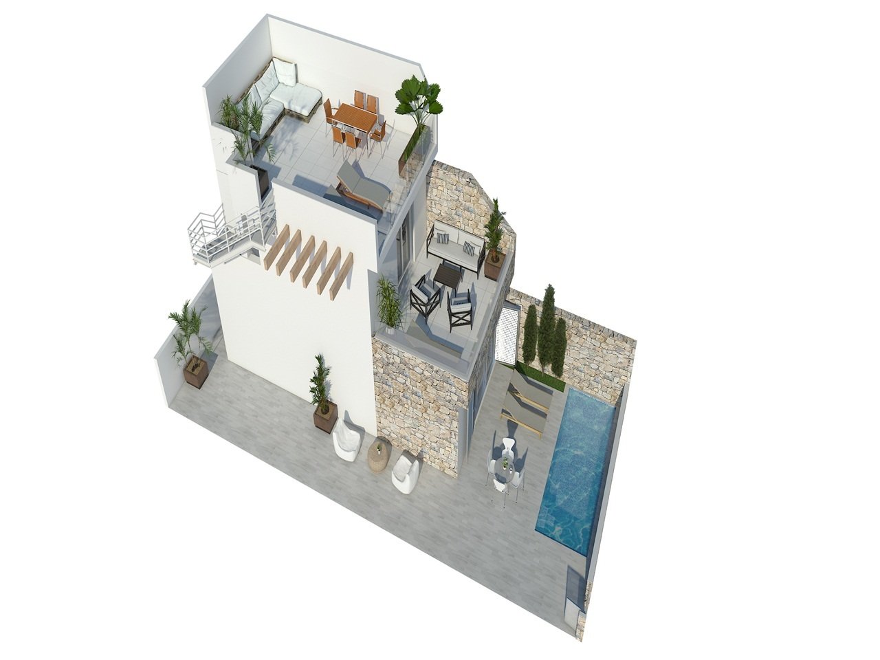 Casa a Los Alcazares, Murcia, Spagna 4 camere da letto, 121 mq. N° 23191
