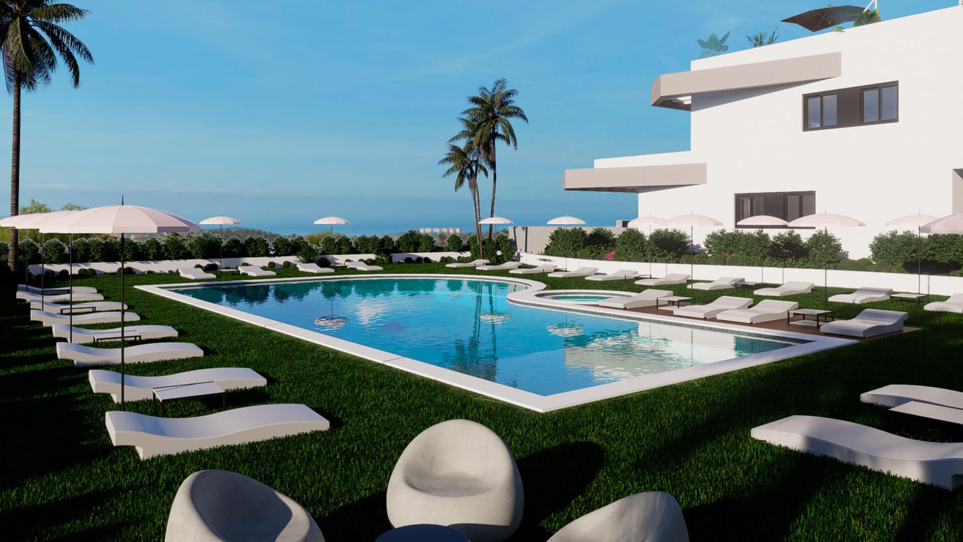 Bungalow w Leduc Golf Resort, Finestrat, Alicante, Hiszpania 2 sypialnie, 190 mkw. nr 90261