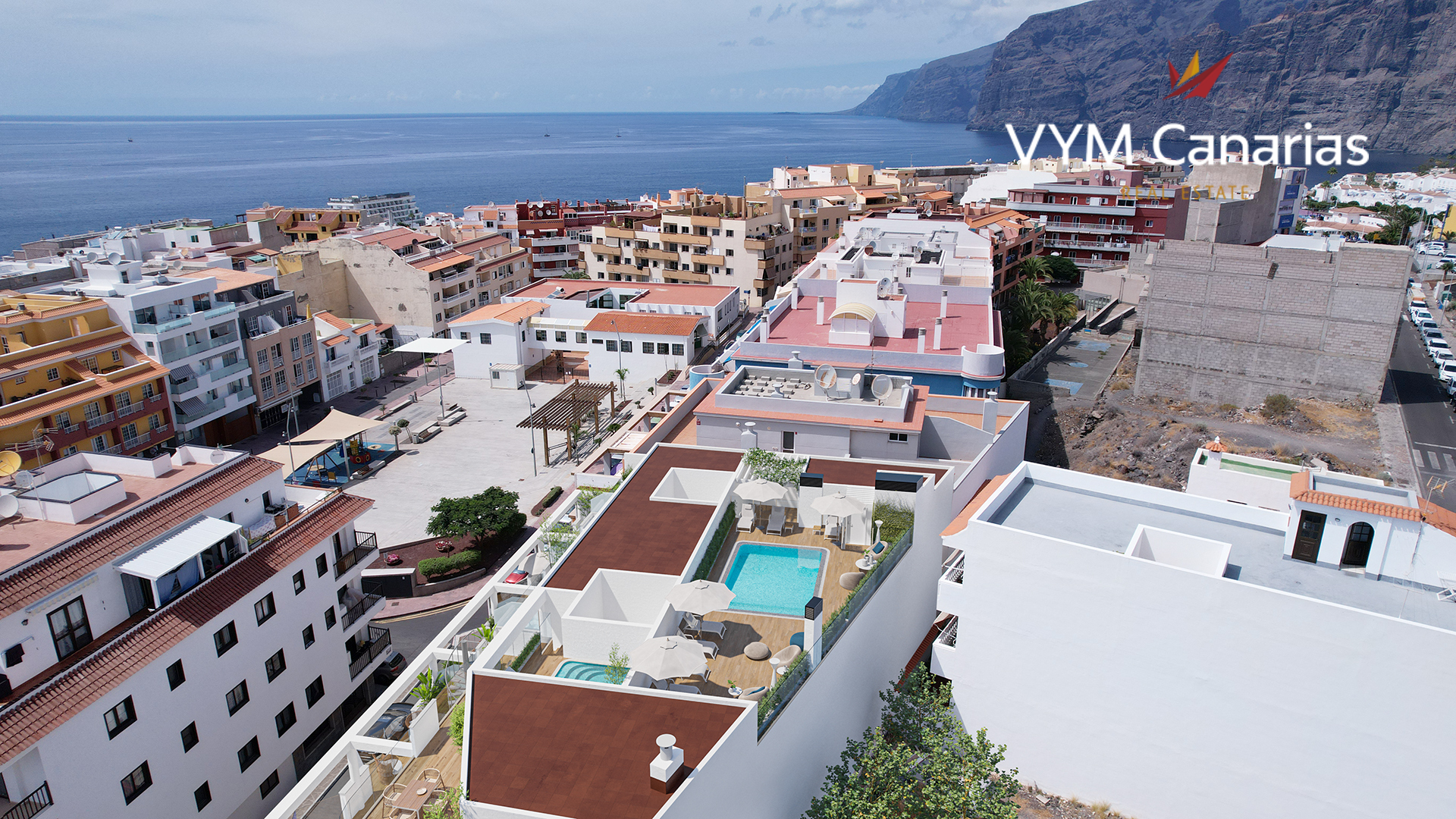 Dúplex en Puerto de Santiago, Tenerife, España 2 dormitorios, 93 m2 No. 106232