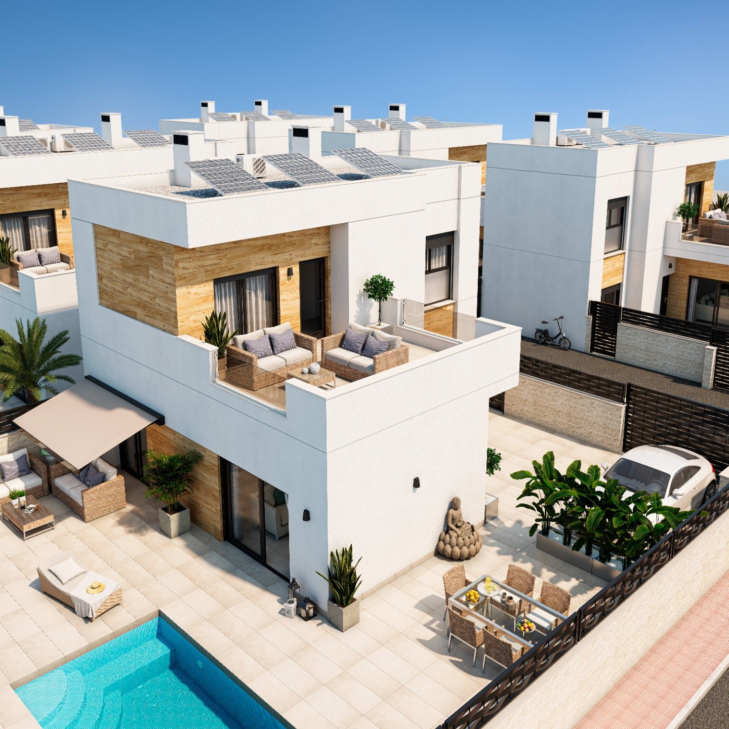 Villa a Benijofar, Alicante, Spagna 3 camere da letto, 116 mq. N° 82247