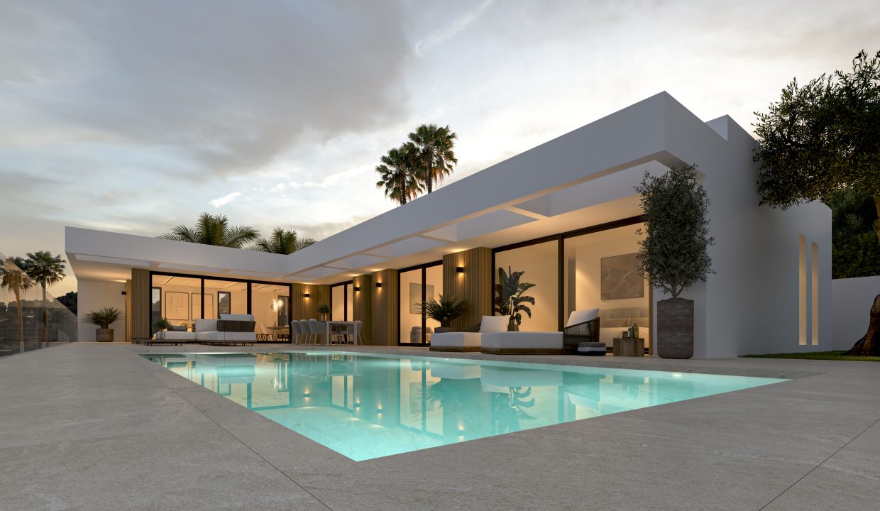 Villa i Calpe, Alicante, Spanien 3 sovrum, 176 kvm. Nr. 108027