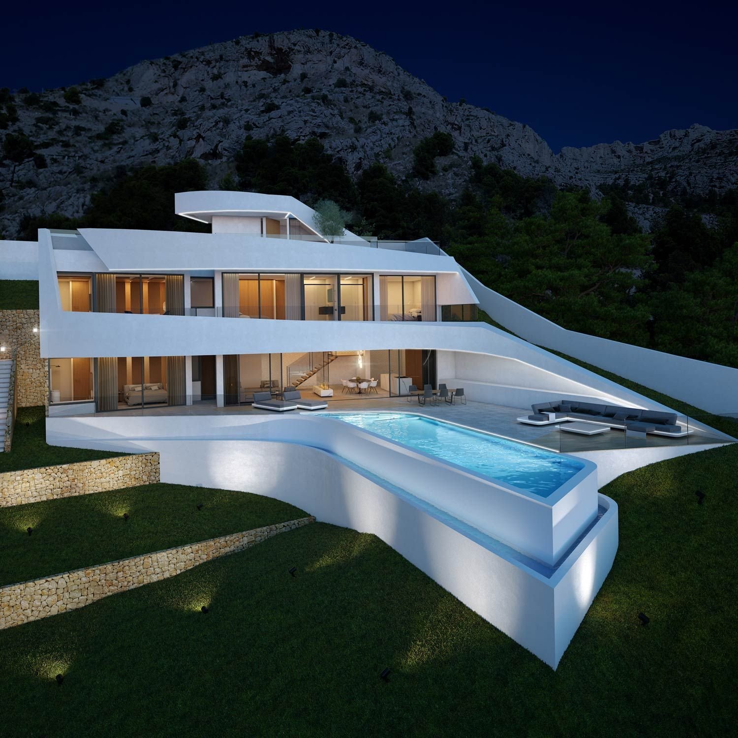 Huvila Altea, Alicante, Espanja 4 makuuhuonetta, 412 m2 No. 95595