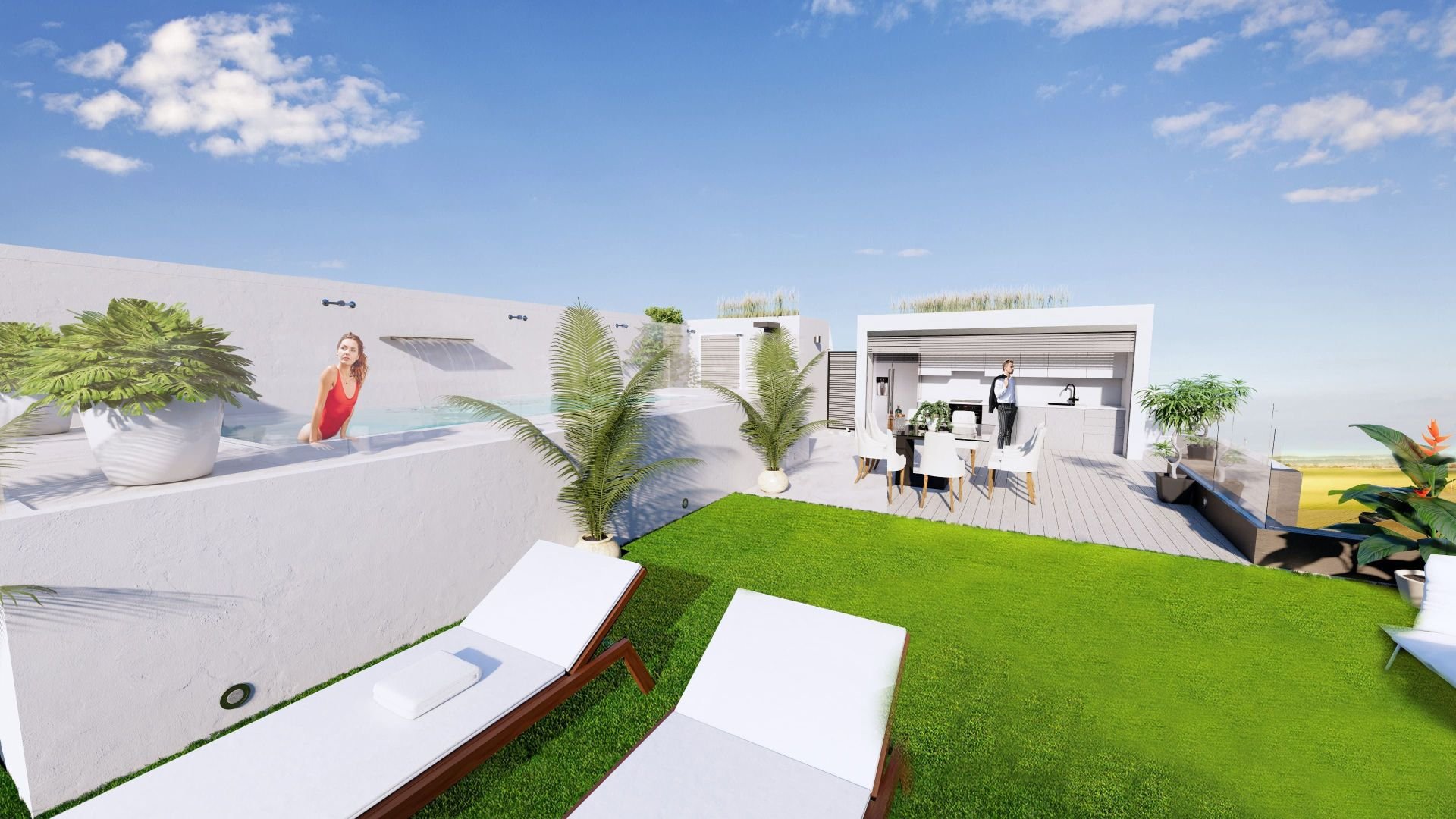 Appartamento a Benijofar, Alicante, Spagna 2 camere da letto,  N° 95600