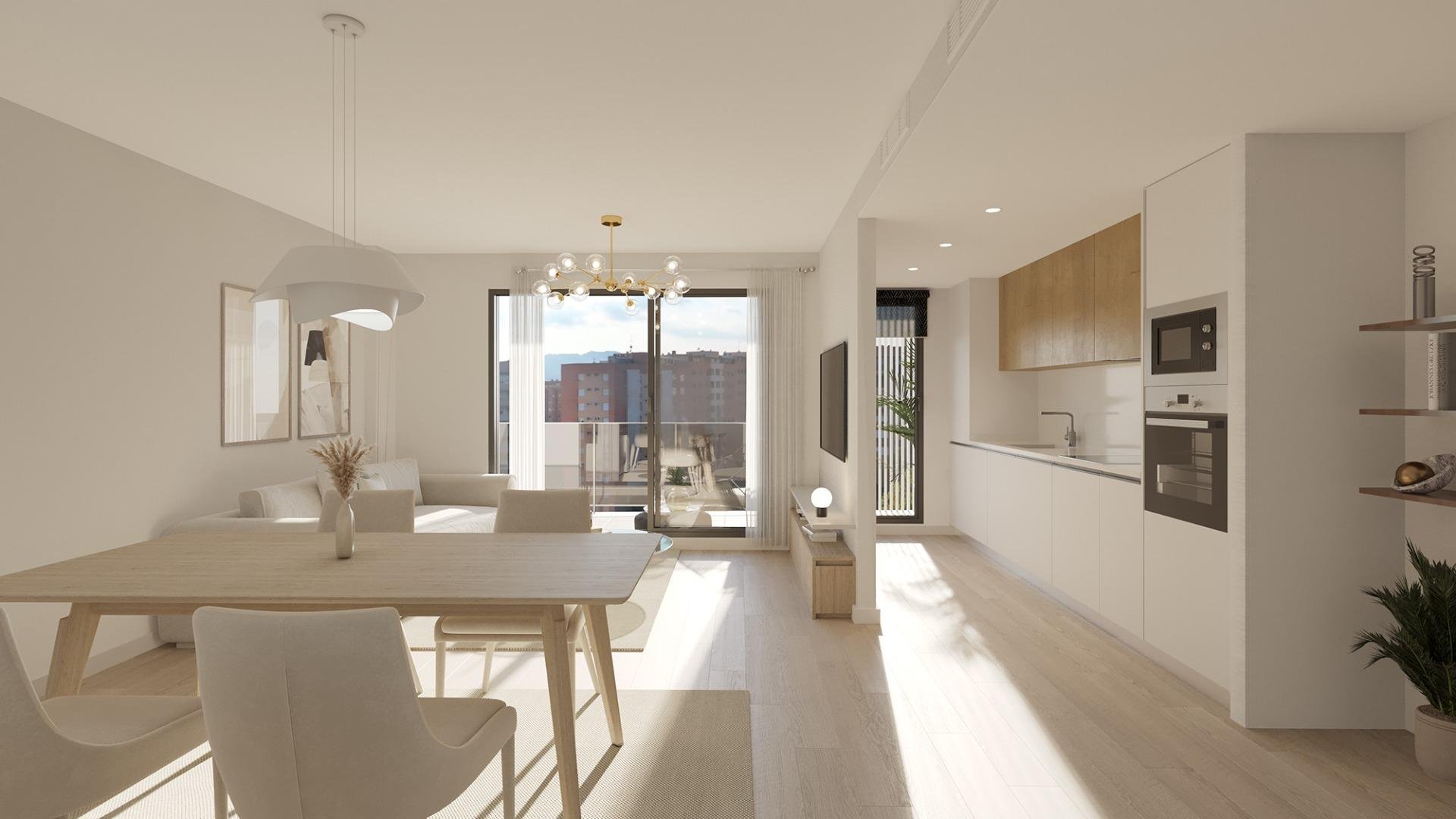 Kattohuoneisto Alicante, Espanja 2 makuuhuonetta, 82 m2 No. 111185