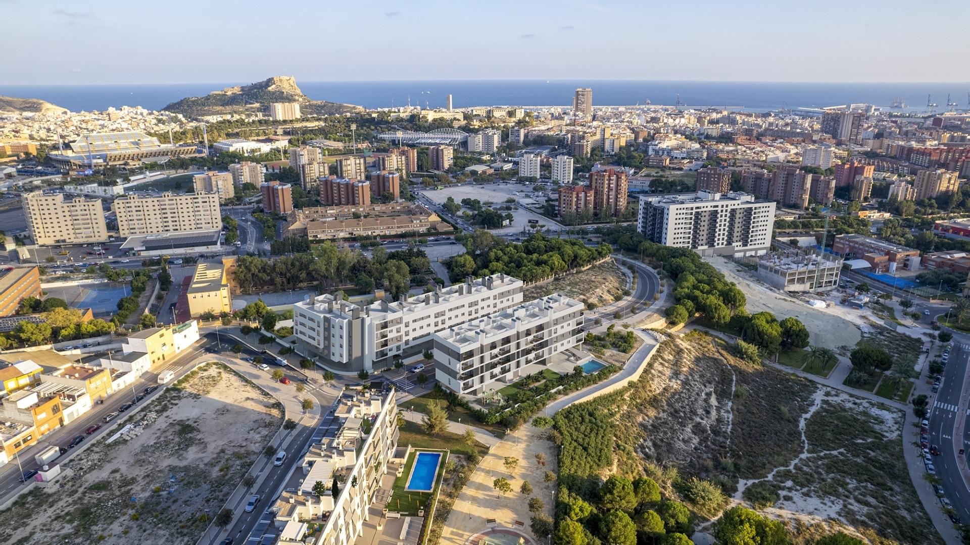 Kattohuoneisto Alicante, Espanja 2 makuuhuonetta, 82 m2 No. 111185