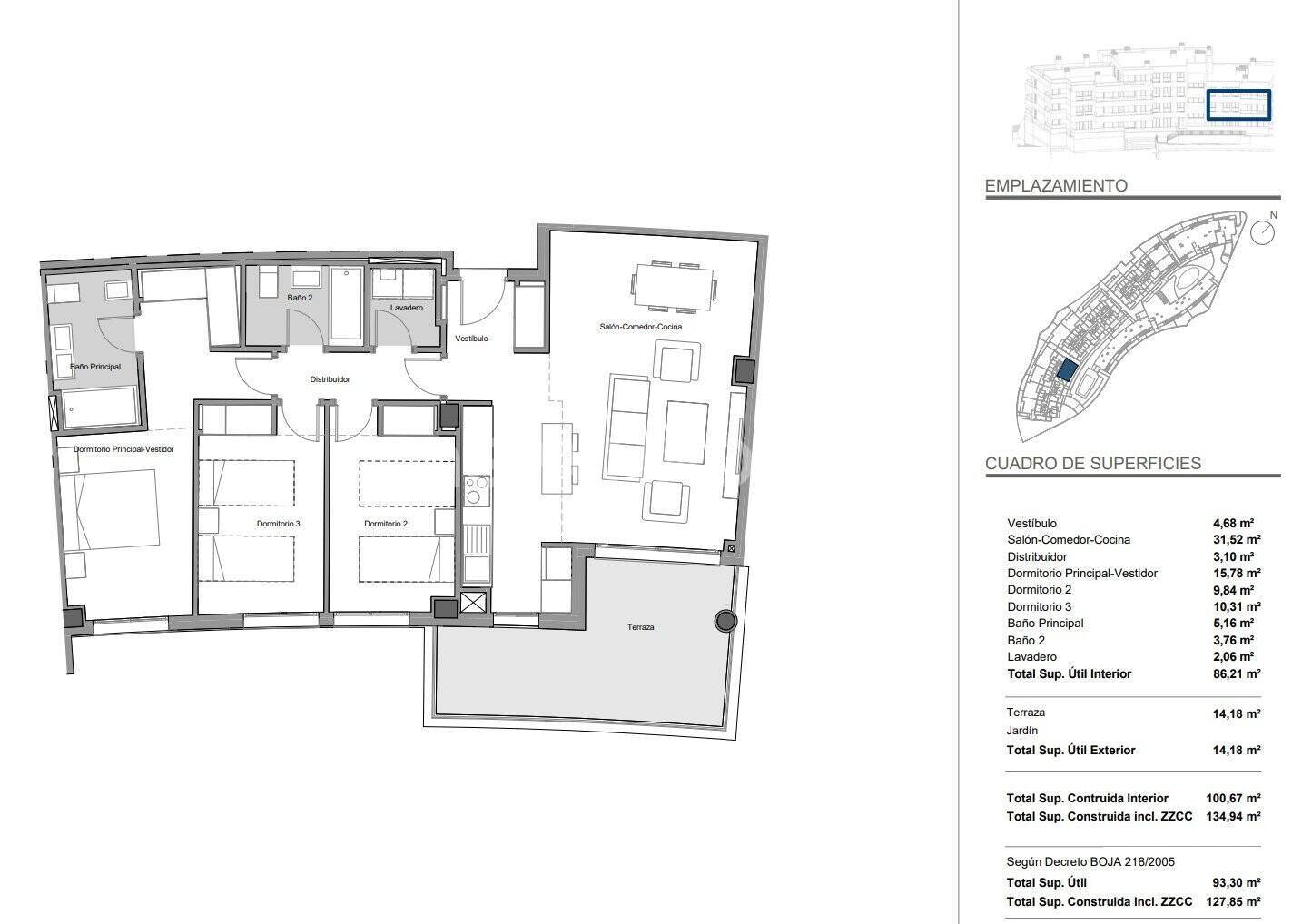 Apartment in Estepona, Malaga, Spain 2 bedrooms, 76 sq.m. No. 55976