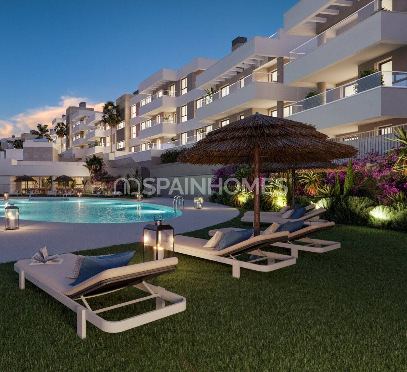 Apartment in Estepona, Malaga, Spain 2 bedrooms, 76 sq.m. No. 55976