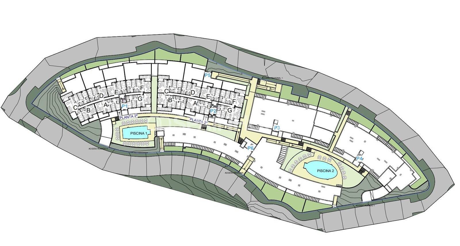 Apartment in Estepona, Malaga, Spain 2 bedrooms, 76 sq.m. No. 55976