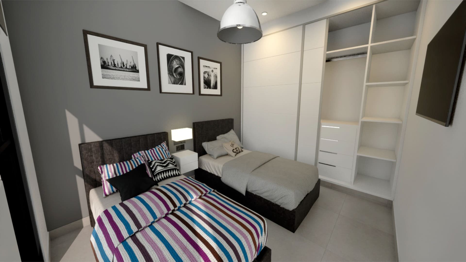 Villa en Eucalipto, Los Alcazares, Murcia, Espagne 3 chambres, 103 m2 No. 91015