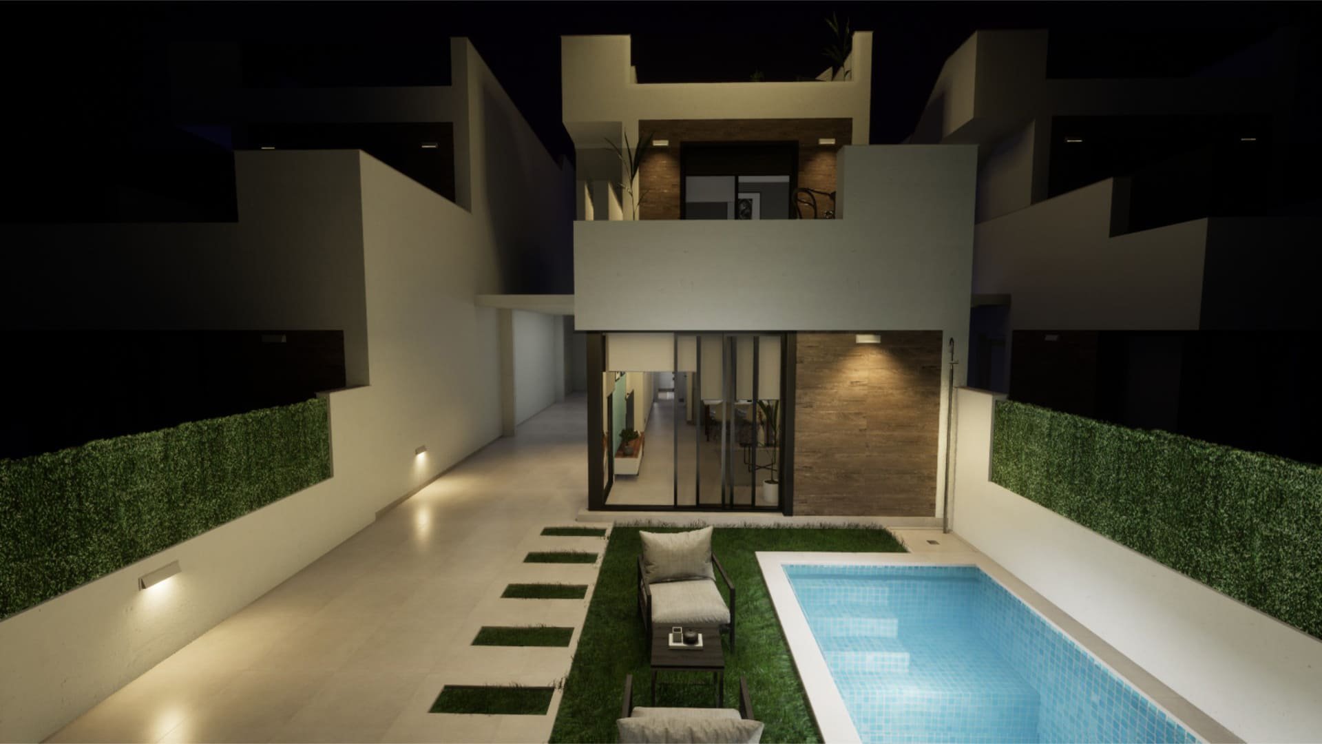 Villa en Eucalipto, Los Alcazares, Murcia, Espagne 3 chambres, 103 m2 No. 91015