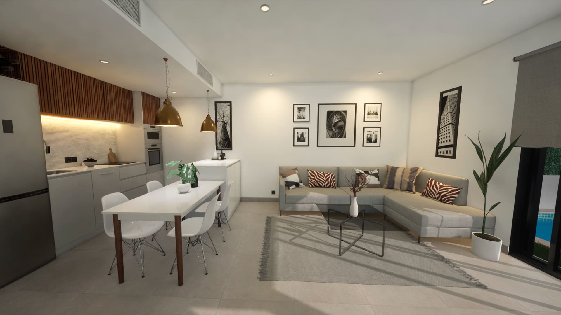 Villa en Eucalipto, Los Alcazares, Murcia, Espagne 3 chambres, 103 m2 No. 91014