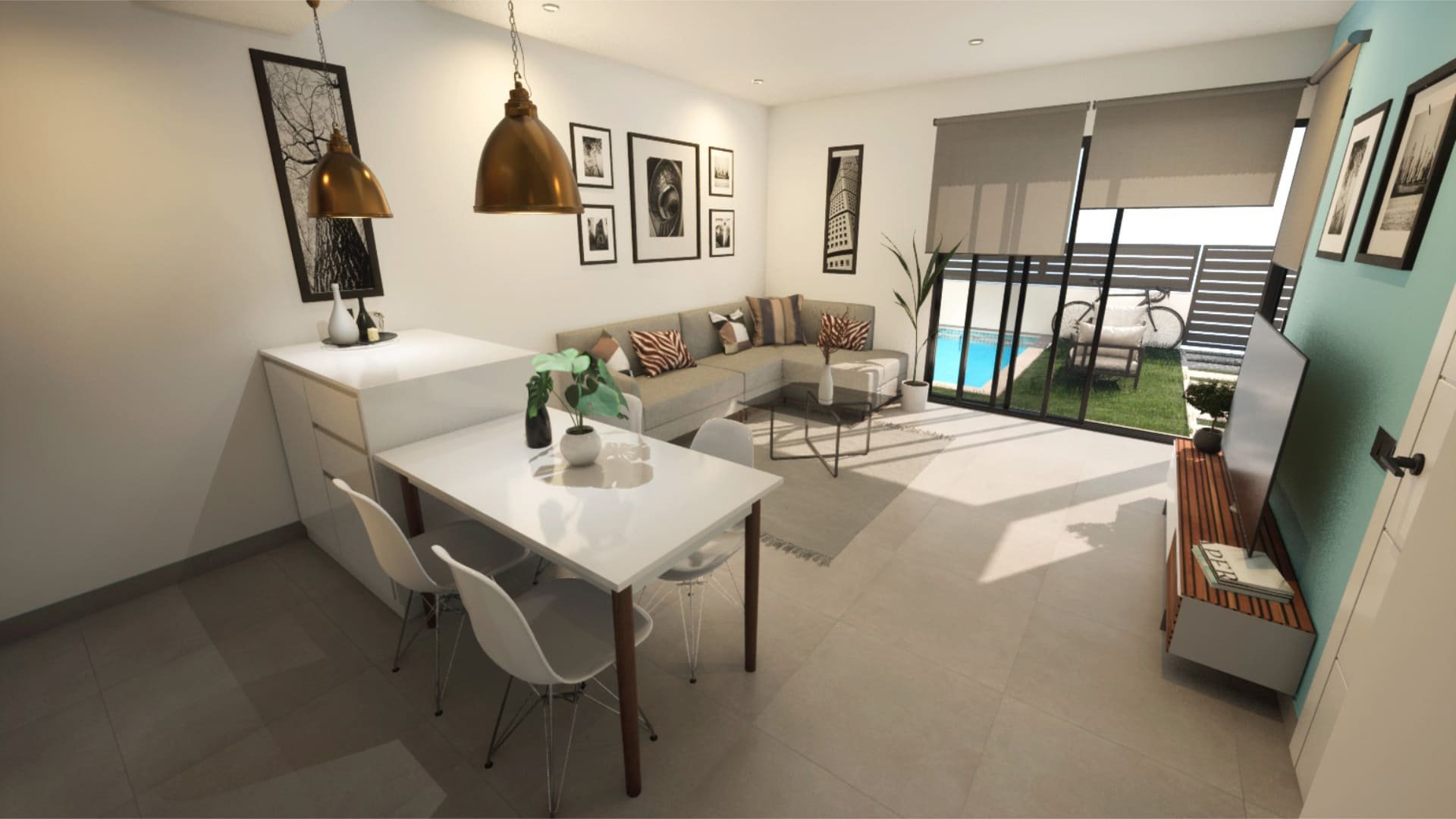 Villa en Eucalipto, Los Alcazares, Murcia, Espagne 3 chambres, 103 m2 No. 91014