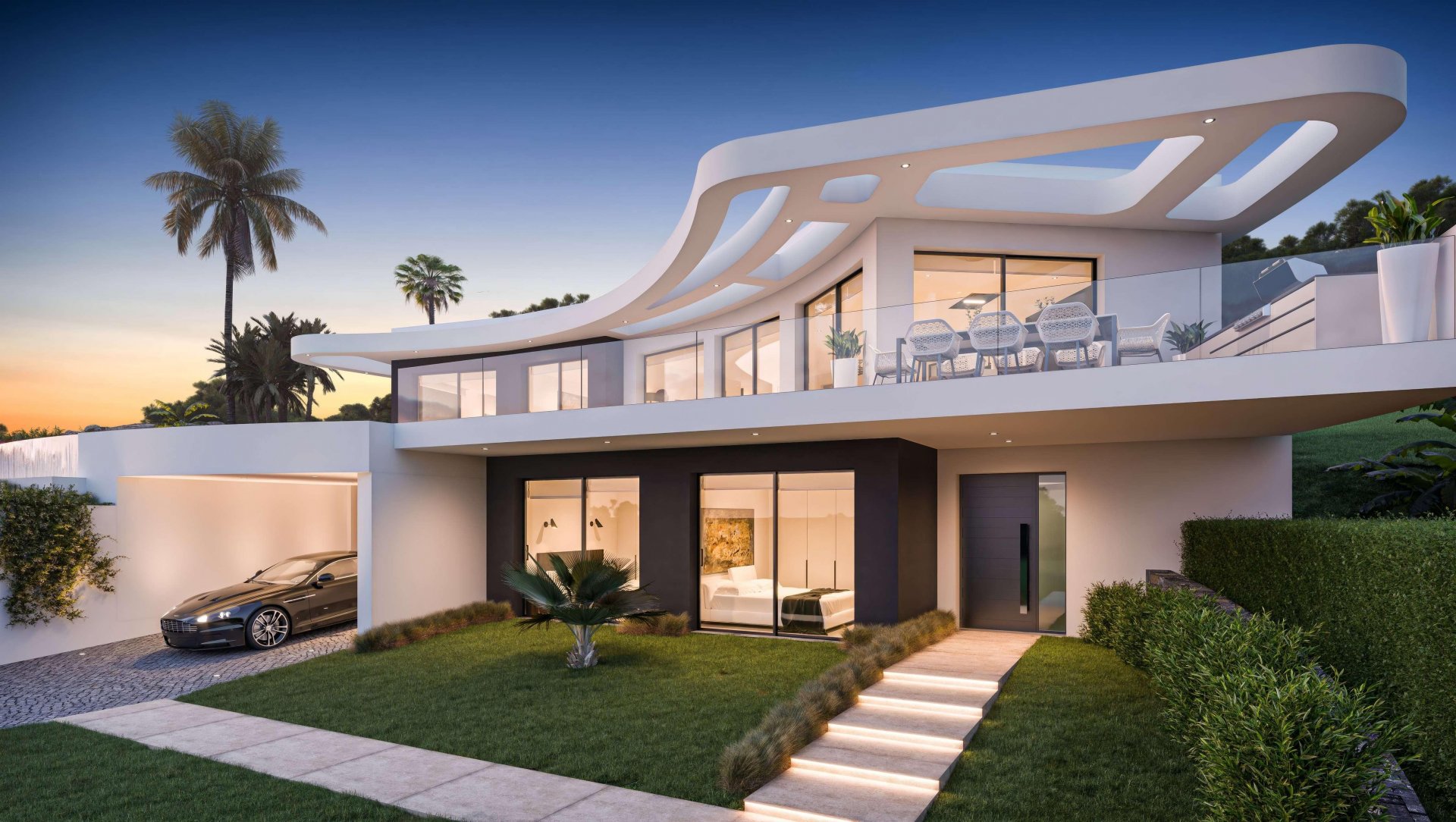 Villa i Javea, Alicante, Spanien 4 sovrum, 332 kvm. Nr. 88946