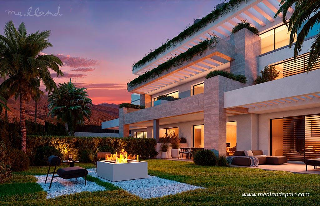 Lägenhet i Estepona, Malaga, Spanien 2 sovrum, 91 kvm. Nr. 108522