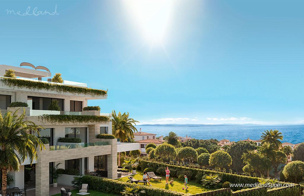 Lägenhet i Estepona, Malaga, Spanien 2 sovrum, 91 kvm. Nr. 108522