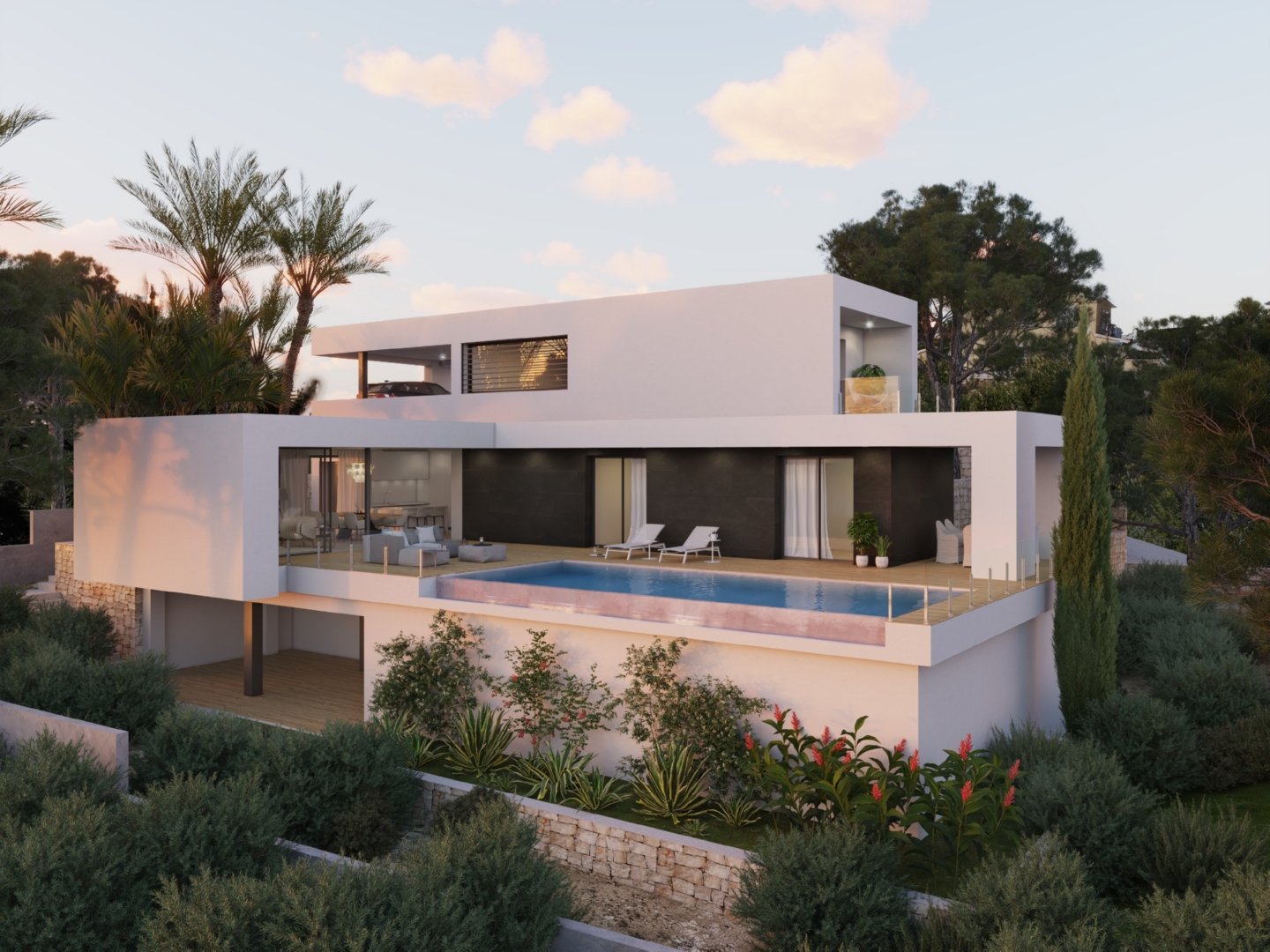 Villa a Cumbre Del Sol, Alicante, Spagna 3 camere da letto, 442 mq. N° 90359