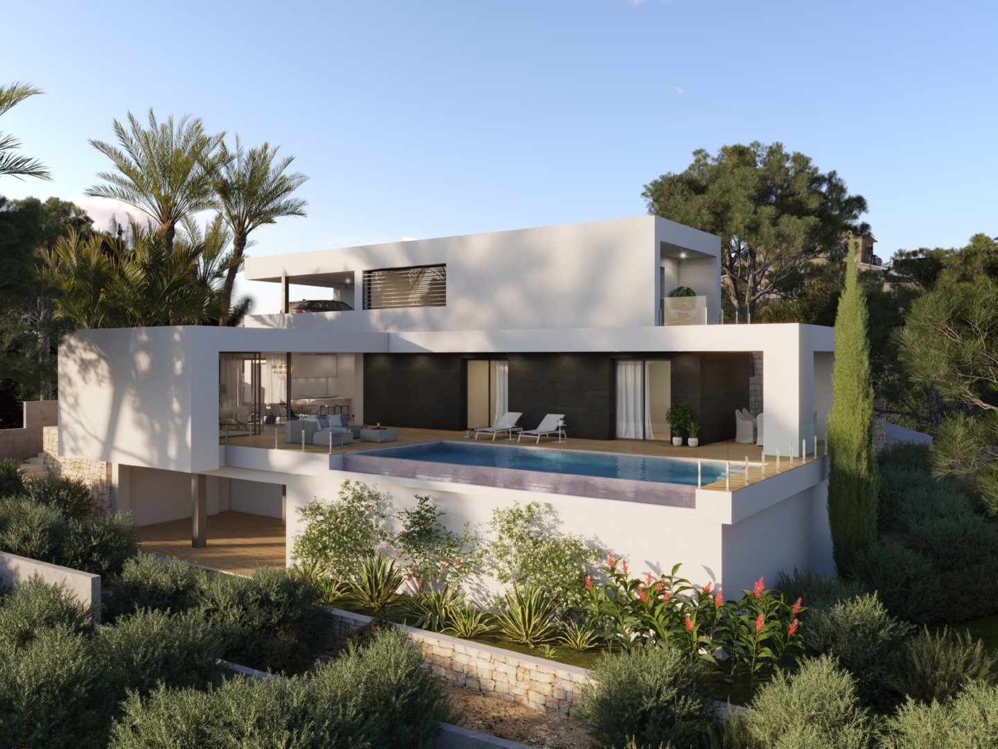 Villa a Cumbre Del Sol, Alicante, Spagna 3 camere da letto, 442 mq. N° 90359