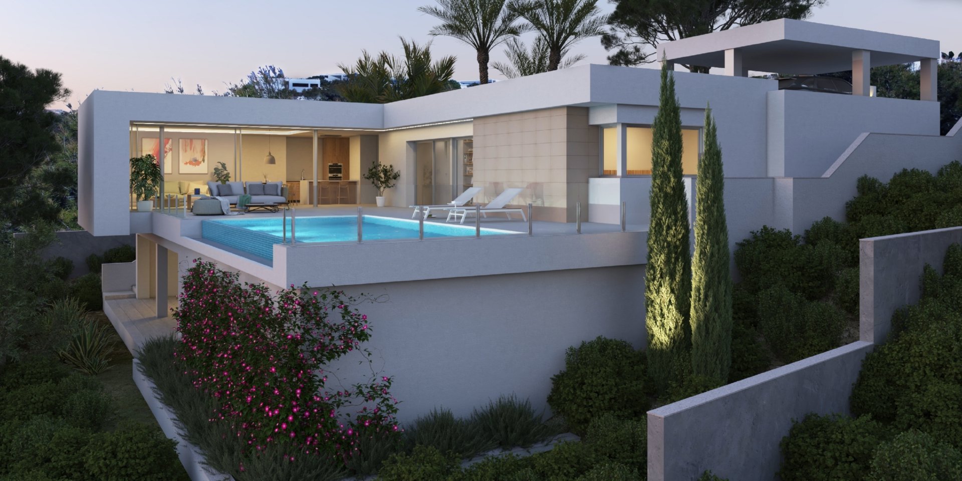 Villa i Cumbre Del Sol, Alicante, Spanien 3 sovrum, 333 kvm. Nr. 90357