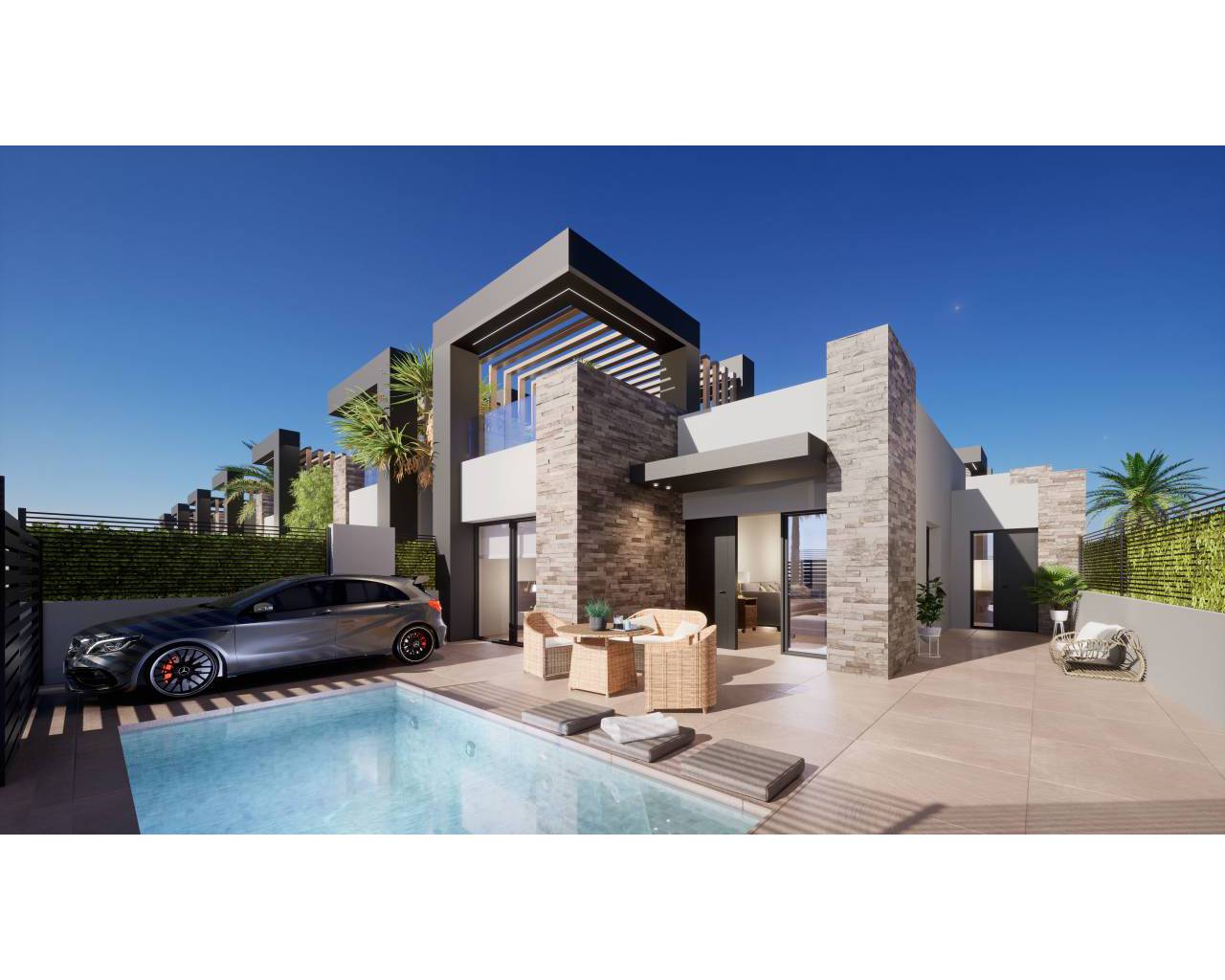 Villa in San Fulgencio, Alicante, Spain 3 bedrooms, 127 sq.m. No. 93423