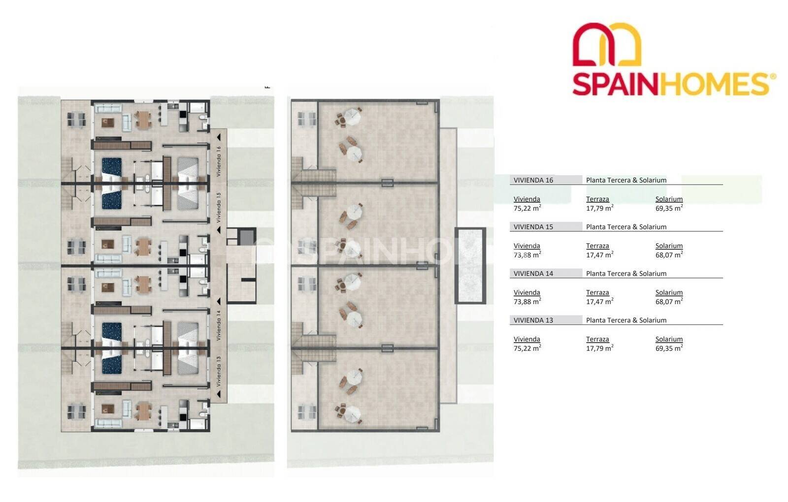 Wohnung in Fuente Alamo, Murcia, Spanien 2 Schlafzimmer, 78 m2 Nr. 108166