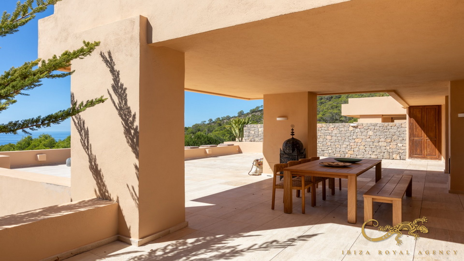 Lägenhet i Cala Carbo, Ibiza, Spanien 2 sovrum, 93 kvm. Nr. 129991