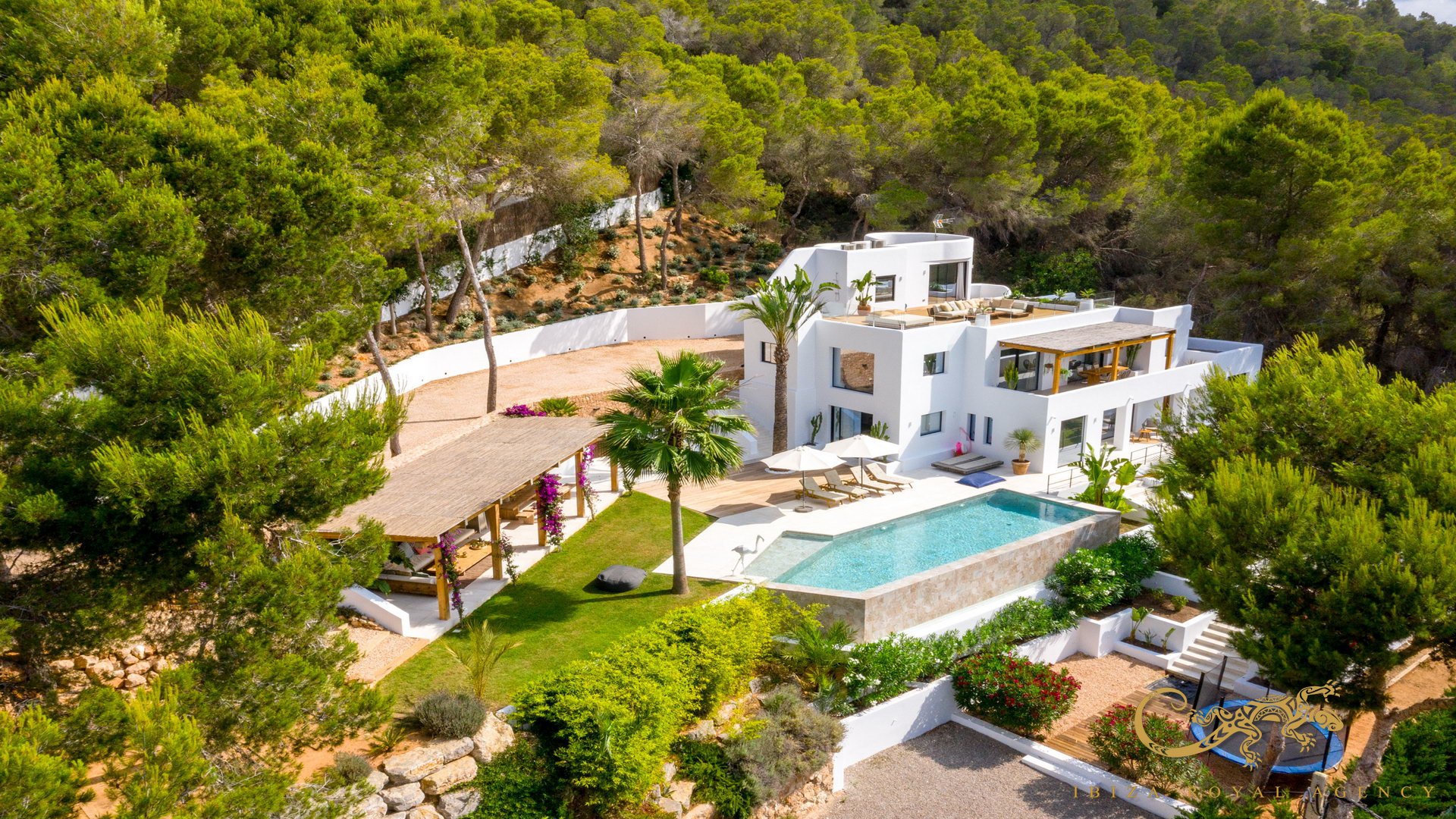 Huvila Es Cubells, Ibiza, Espanja 6 makuuhuonetta, 365 m2 No. 130008