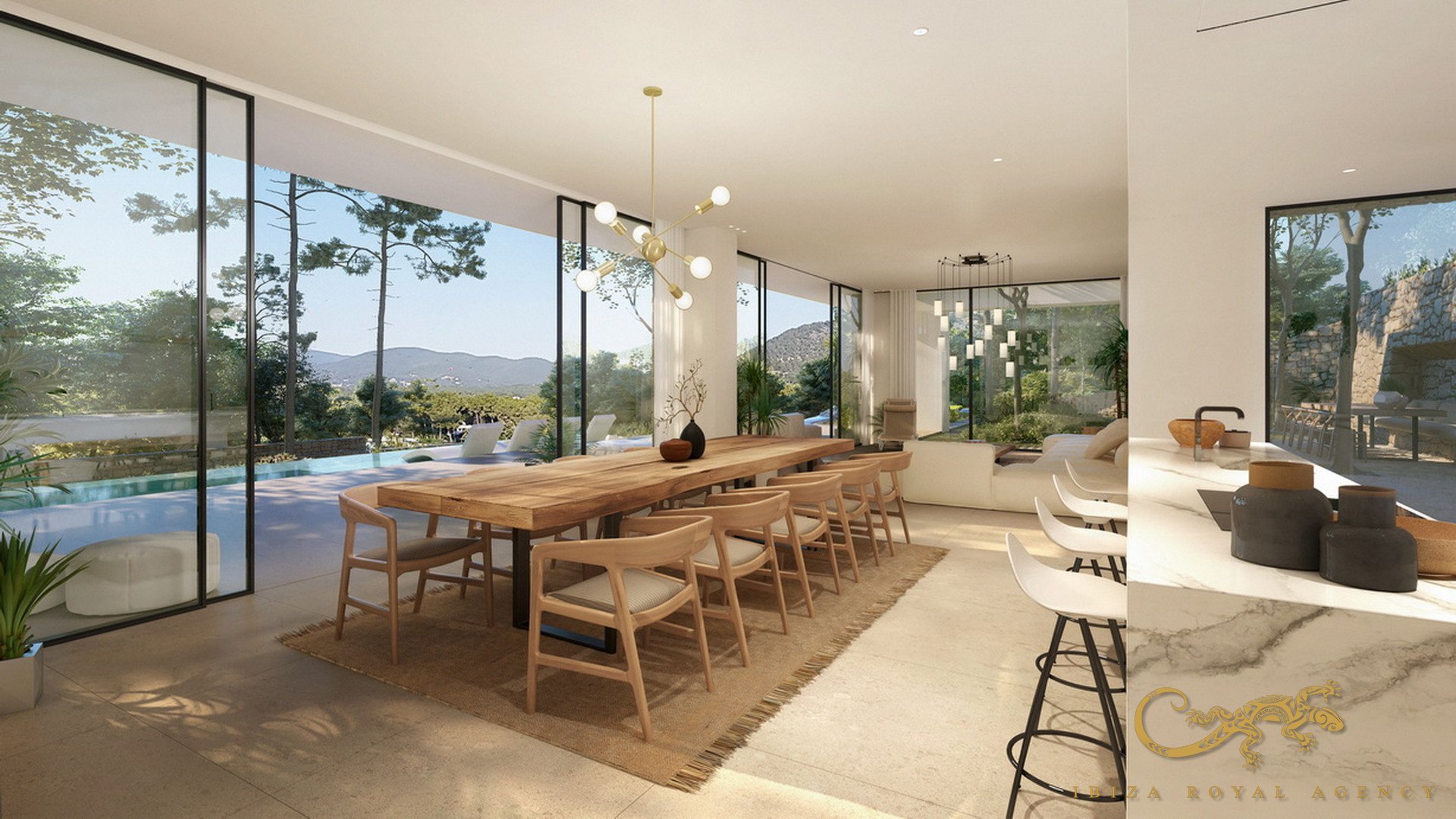 Huvila Roca Llisa, Ibiza, Espanja 731 m2 No. 130025