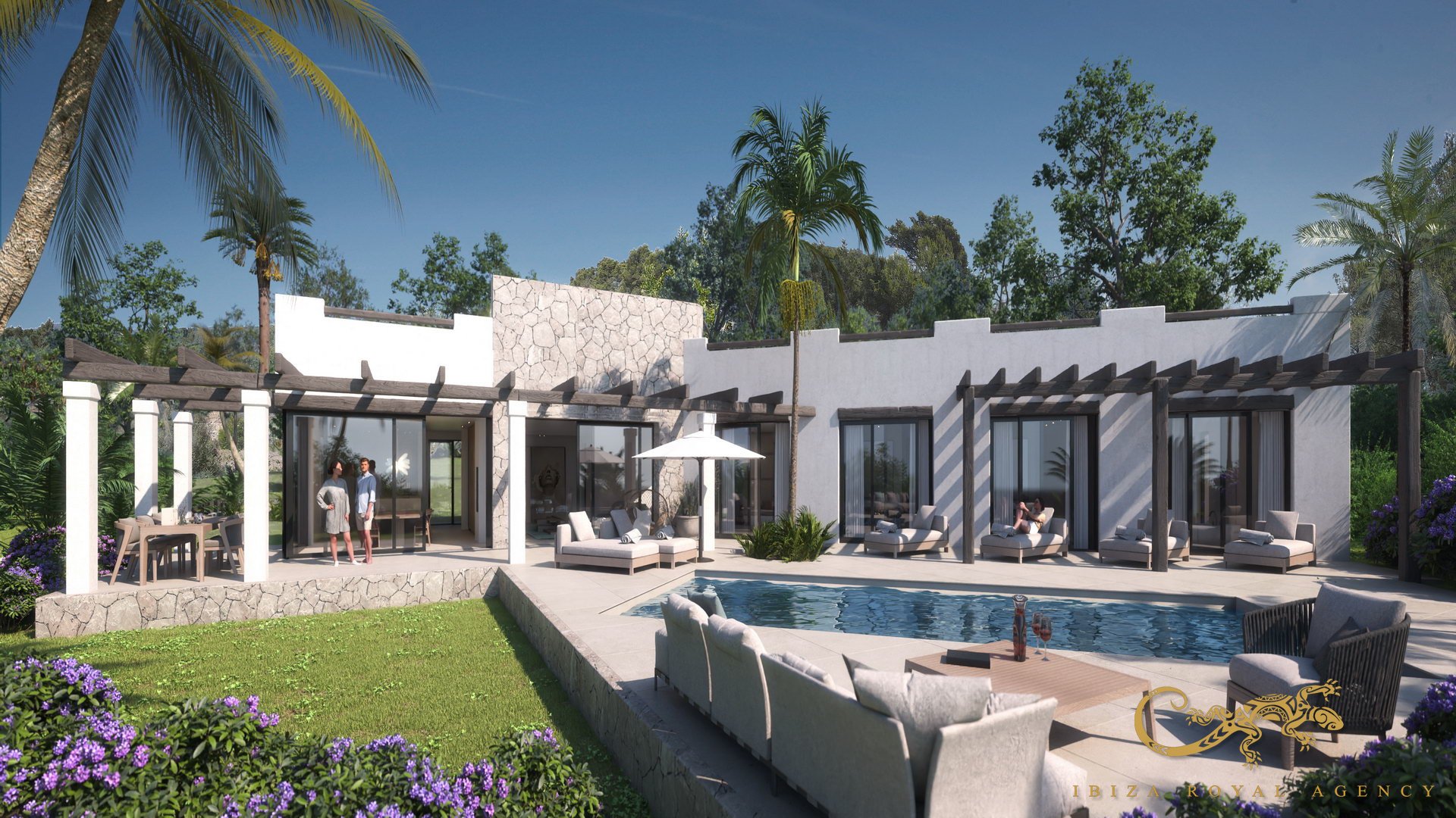 Huvila Santa Gertrudis De Fruitera, Ibiza, Espanja 4 makuuhuonetta, 410 m2 No. 130014