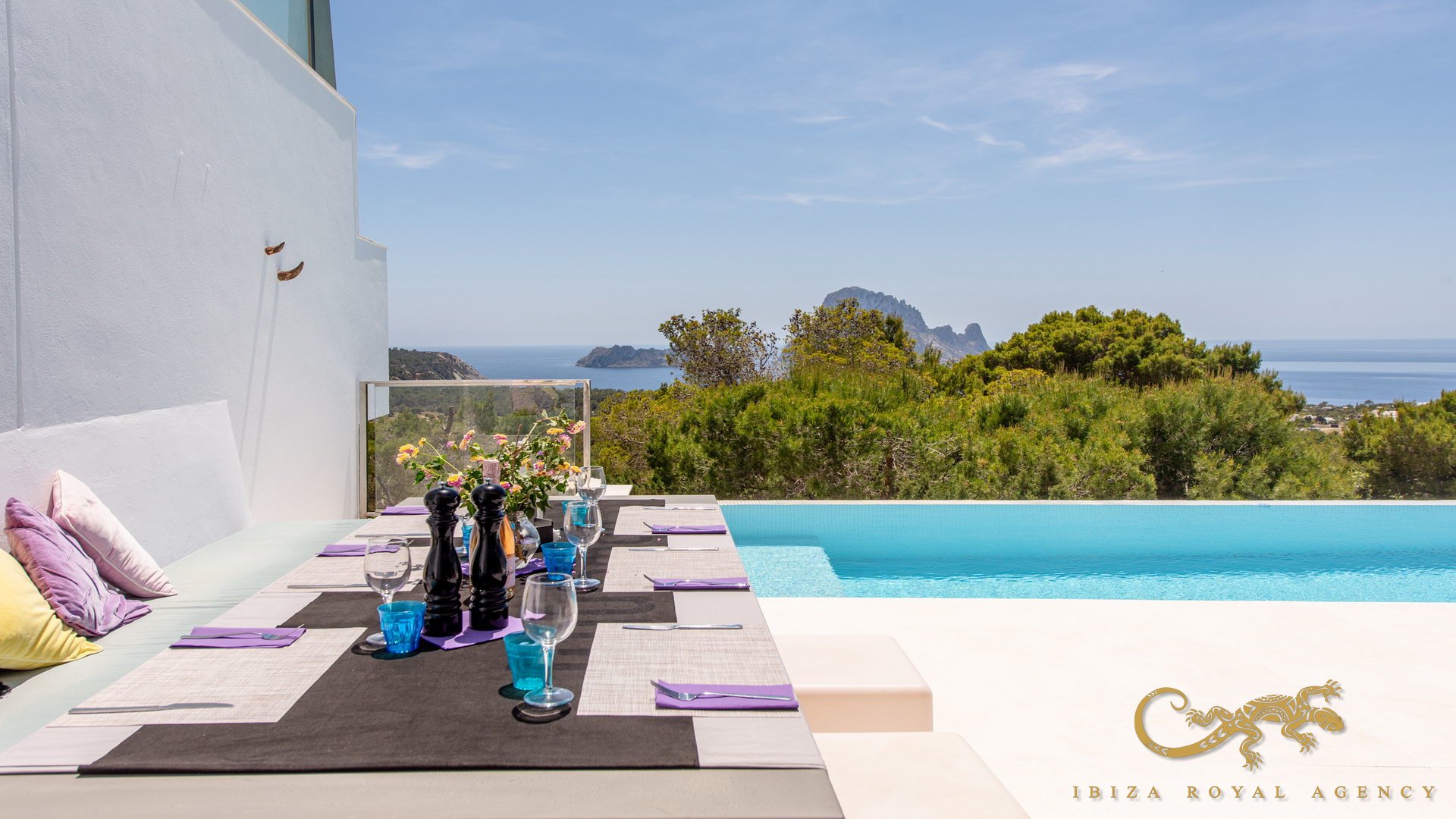 Talo Cala Carbo, Ibiza, Espanja 3 makuuhuonetta, 186 m2 No. 130023
