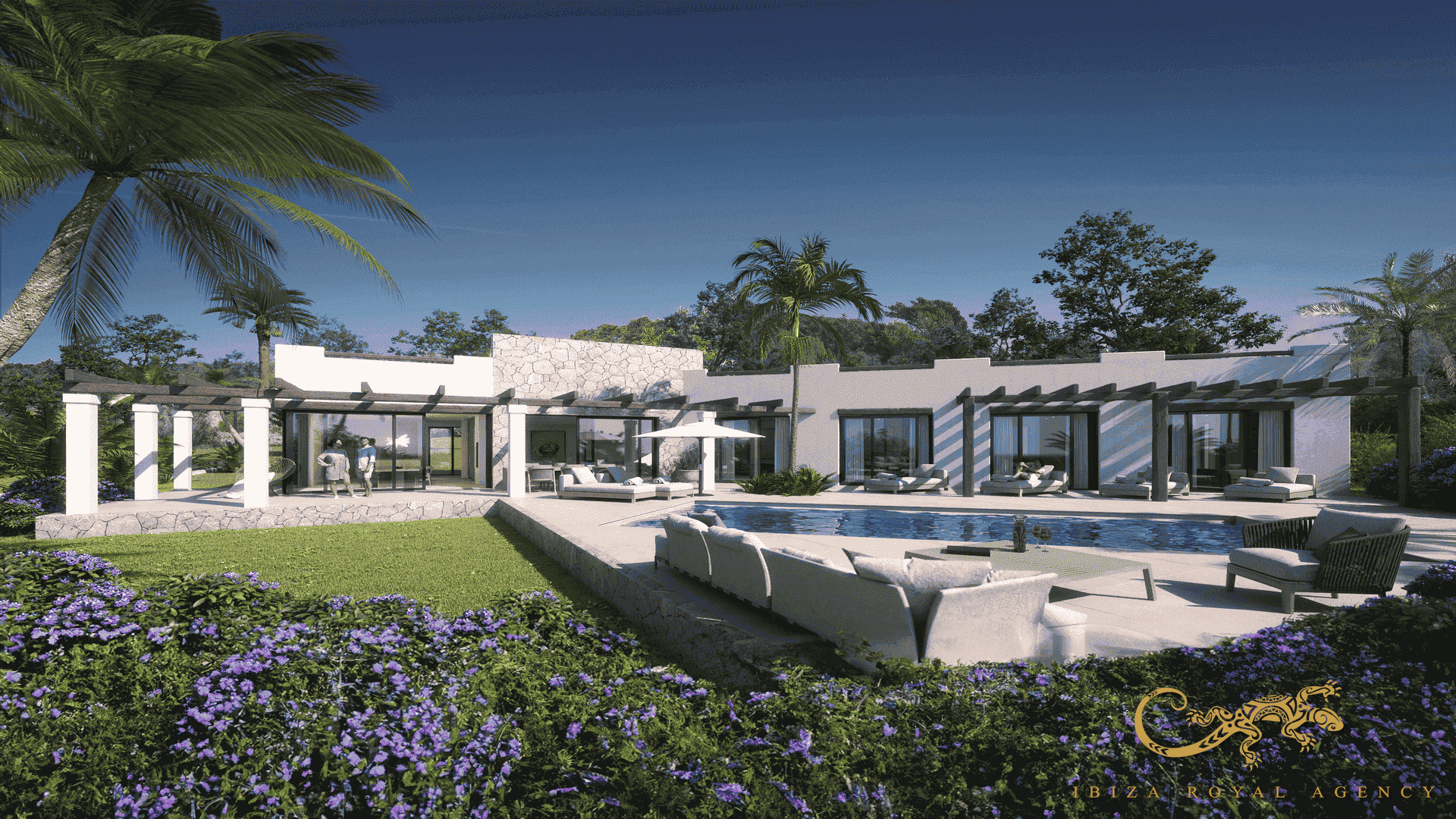 Huvila Santa Gertrudis De Fruitera, Ibiza, Espanja 4 makuuhuonetta, 410 m2 No. 130014